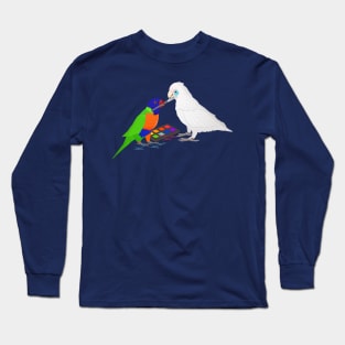 Makeup artist parrot Long Sleeve T-Shirt